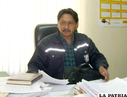 Gerente General de la Empresa Minera Huanuni, Marcelino Quispe proyecta la construcción de diques de Cola
