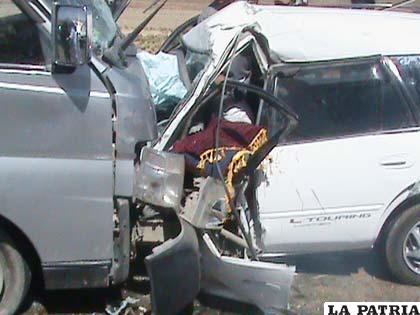 La colisión fue mortal