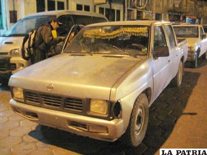 Uno de los motorizados robados
