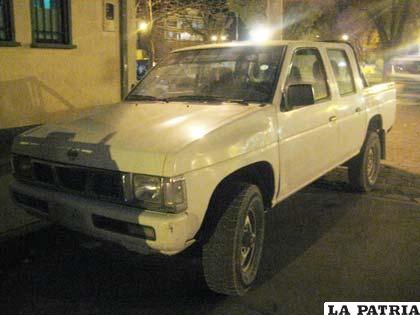 Otra de las camionetas robadas que se encuentra en dependencias policiales