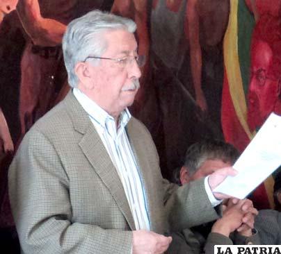 Ramón Claure Calvi, ex ministro de Siles Suazo