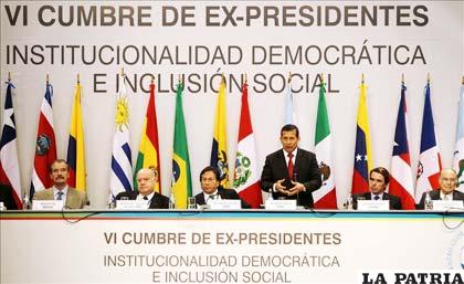 Ex mandatarios se reunieron para conmemorar 10 años de la firma de la Carta Democrática Interamericana