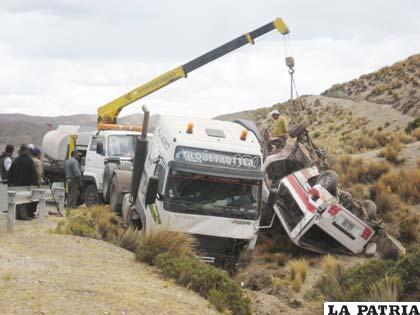Escena del hecho de tránsito
