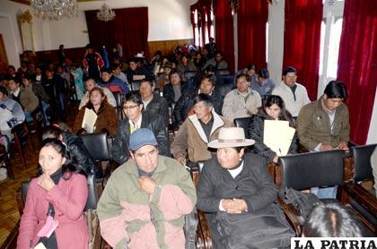 Amdeor y Fortalecimiento Municipal de la Gobernación capacitaron a técnicos municipales para la elaboración de sus POA’s 2012
