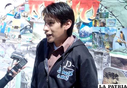 Ajax Sanhueza, presidente del Fobomade Oruro
