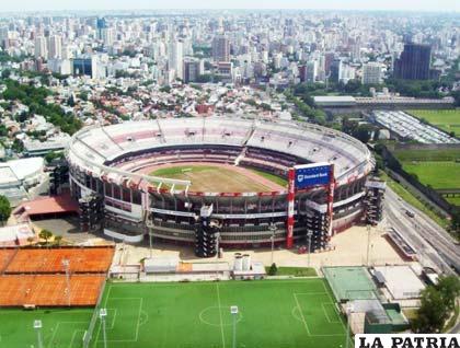Vista panorámica del complejo de River Plate