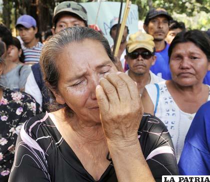 Madres del Tipnis lloran por sus hijos desaparecidos