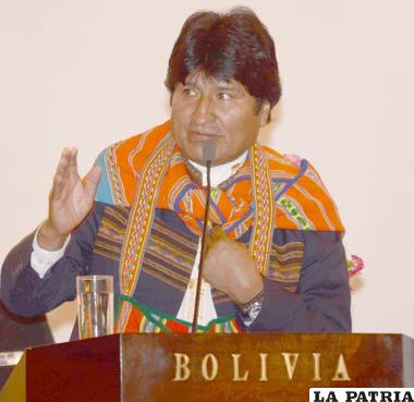 Presidente, Evo Morales Ayma