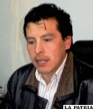 Gerente Distrital del SIN Oruro, Fedor Ordoñez