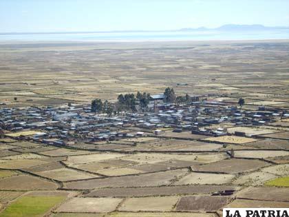 Una panorámica de Huari que denota claramente su microclima