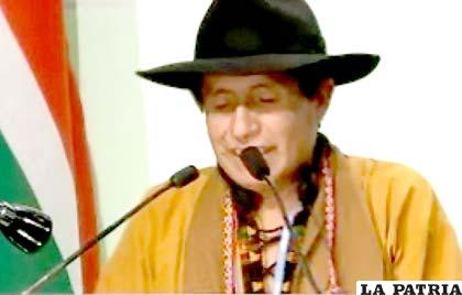 Rafael Quispe aseguró que las organizaciones que agrupan movimientos indígenas denunciarán a Llorenti a nivel internacional /ANF