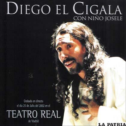 Diego “El Gigala” feliz de cantar tangos