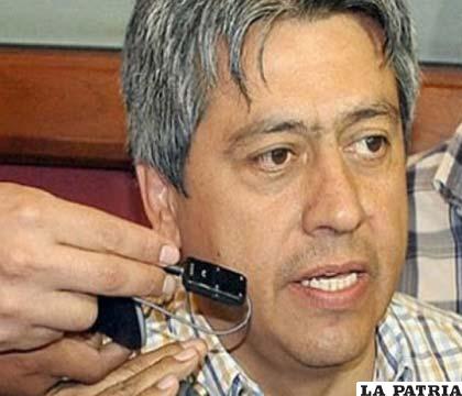Gobernador suspendido de Tarija, Mario Cossío