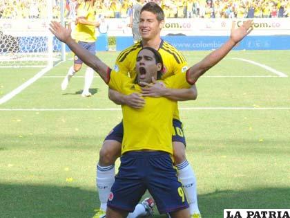 Falcao es el goleador de la selección colombiana (foto: nanduti.com)
