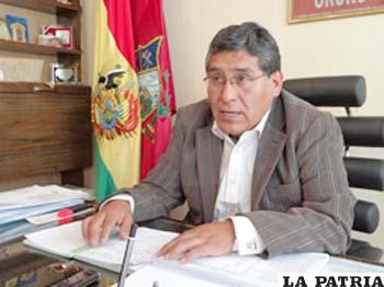 El vicepresidente del Concejo Municipal, Rodolfo Uyuni
