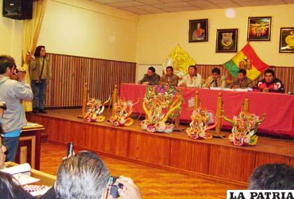 Directorio de la ACFO en conferencia de prensa dio informe de actividades