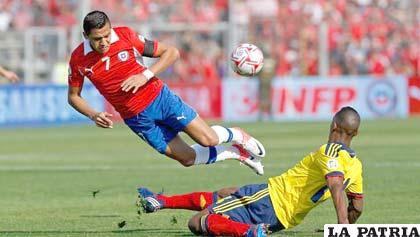 Sánchez se lesionó en el partido que jugó con su selección (foto: liderendeportes.com)