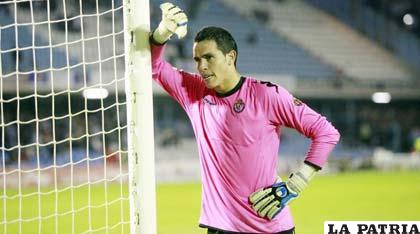 Un error del guardameta del Valladolid Jaime Jiménez provocó la caída de su equipo. (INTERNADEVELASCO.ES)