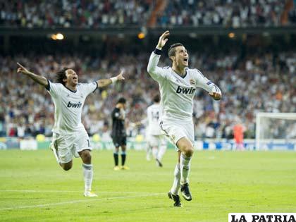 Ronaldo anotó el gol del triunfo en el minuto 90 (foto: allsportnews.com)