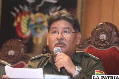 Coronel Víctor Maldonado se refiere a la denuncia del Coronel Jorge Toro, sobre su cambio de destino /APG