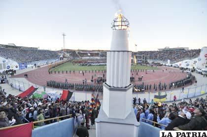 Una jornada emotiva vivió Oruro con la inauguración  de la competencia deportiva estudiantil