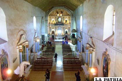 Nave principal de la Iglesia Colonial de “San Agustín de Toledo”