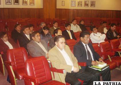 Asistentes al curso taller denominado “Medios de Prueba y su valoración en materia civil”