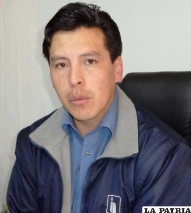 Fedor Ordoñez, gerente distrital del SIN Oruro