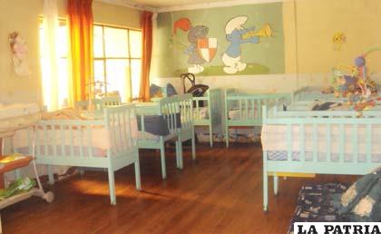 Uno de los ambientes del Centro de Formación Infantil “Gota de Leche”