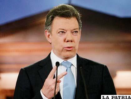 Presidente colombiano, Juan Manuel Santos /EF/Archivo
