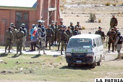 Operación de traslado de presos de Palmasola a Chonchocoro