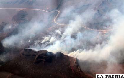 Chiquitanía boliviana podría ser afectada por un incendio forestal