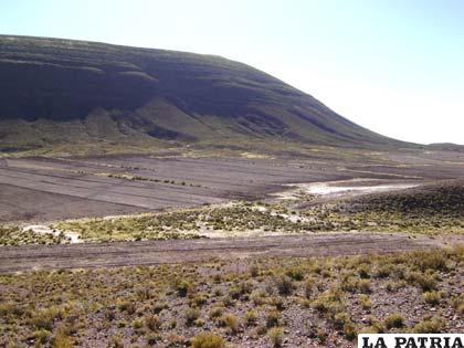 Sector en el que hubo conflictos limítrofes entre Oruro y Potosí