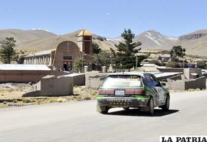 El coche de Jairo Chura, primero en el ranking