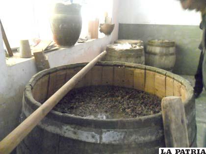 Elaboración de la chicha en Sepulturas, sin higiene