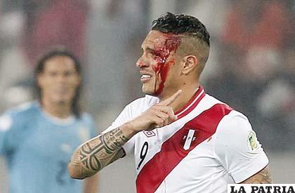 Paolo Guerrero, luego de la lesión es duda en la selección de Perú