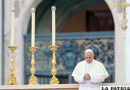 El Papa Francisco llamó a orar por la paz en Siria