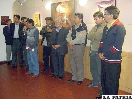 Exposición pictórica en Cochabamba