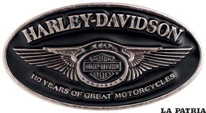 Emblema de la Harley Davidson en los 110 años