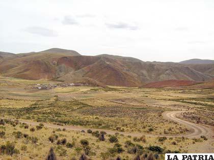 Yacimientos de caliza que se encuentran ubicados en Caracollo Norte