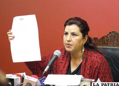 Delgado denuncia sobre abuso de derechos humanos en el Tipnis