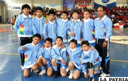 El equipo de básquetbol del colegio Alemán 