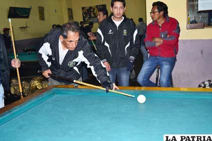 El torneo nacional de billar recién comenzará esta noche