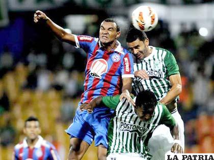 Del partido en el cual Nacional logró imponerse a Bahía 1-0