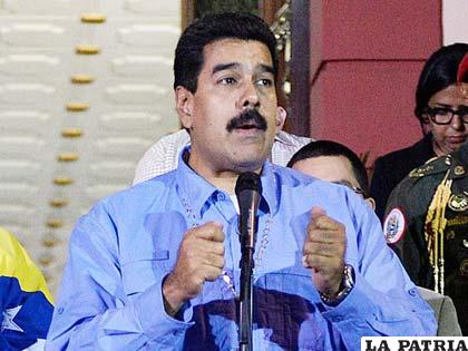 Presidente venezolano, Nicolás Maduro