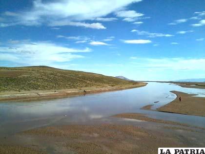 Maravillosos paisajes gracias al río Desaguadero