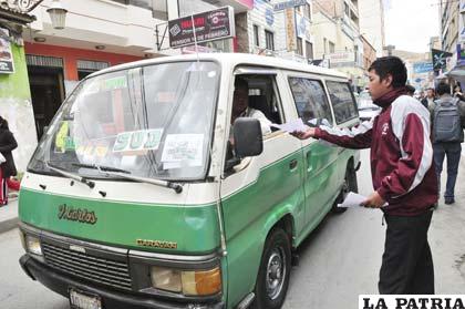 Choferes buscan trabajar en la zona Este