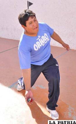 Condarco, pelotari orureño