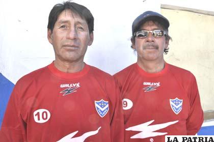 Juan Arancibia y Rubén Hidalgo integrantes de CAF