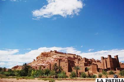 Kasbha de Ait Ben Haddou, cerca de la cordillera del Atlas, camino de Quazazate, al sur de Marruecos